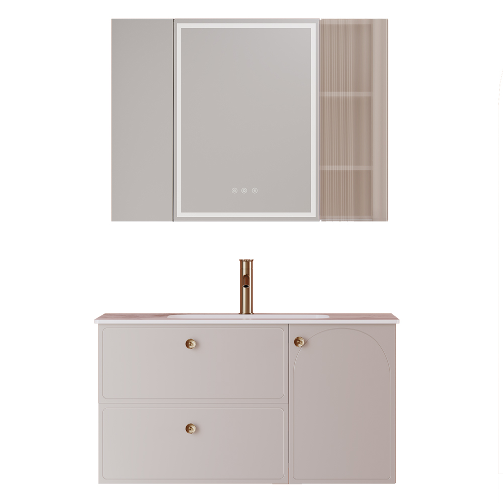 BC6301-100巖板款 生態實木浴室柜